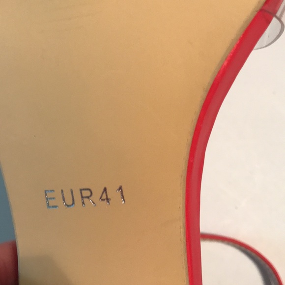 Red Heels NWOT EU 41 (10.5) - Picture 6 of 6